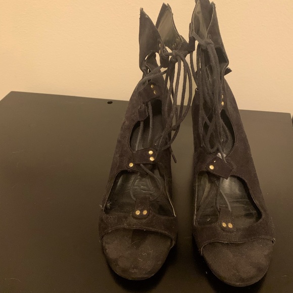 Zara Lace Up Heels - Picture 5 of 7